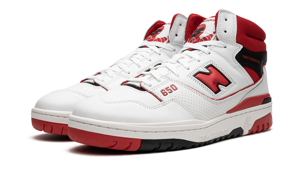 New Balance 650 Bianco/Rosso