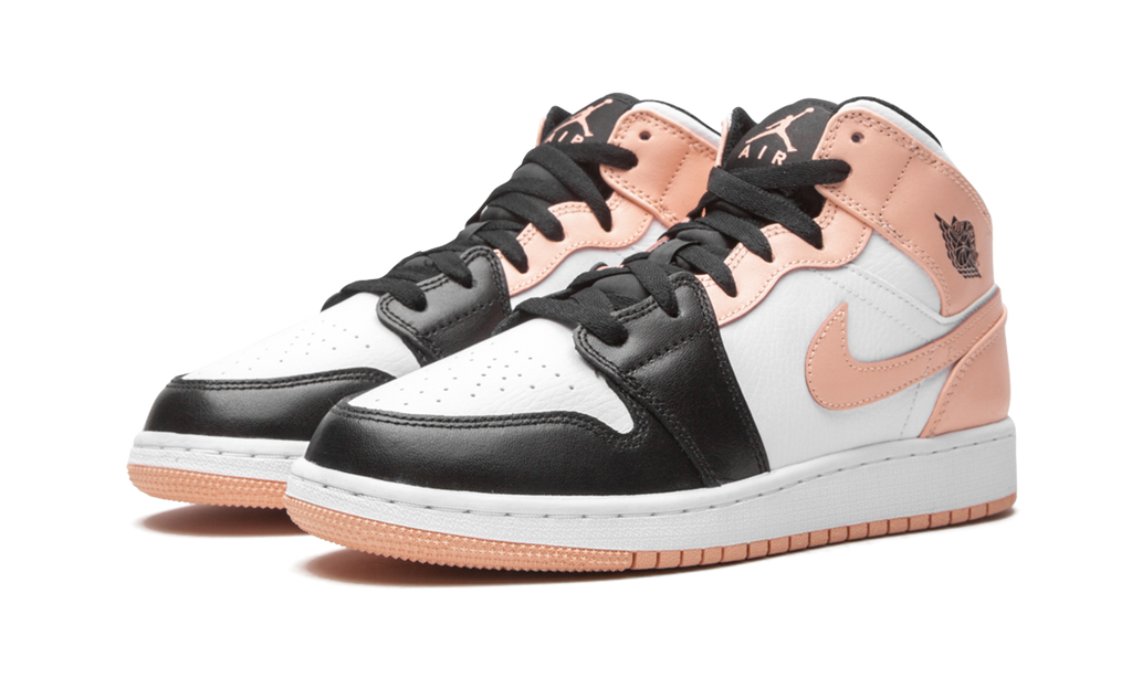 Jordan 1 Mid Arctic Orange Black Toe